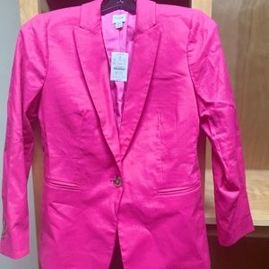 Hot pink blazer, jcrew factory, new with tags